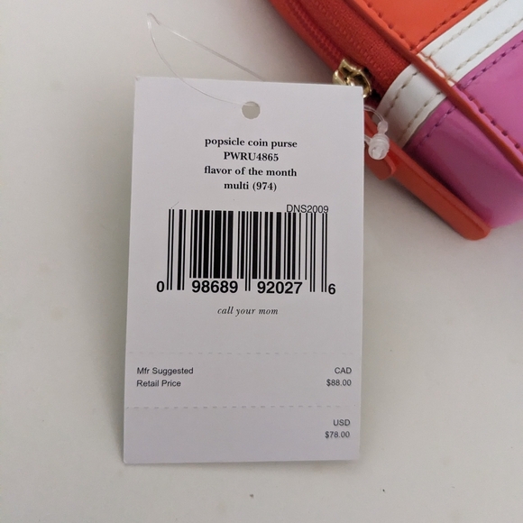 NWT! Kate Spade New York Popsicle Coin Purse Flavor Of The Month Wallet In Multi - Picture 9 of 13